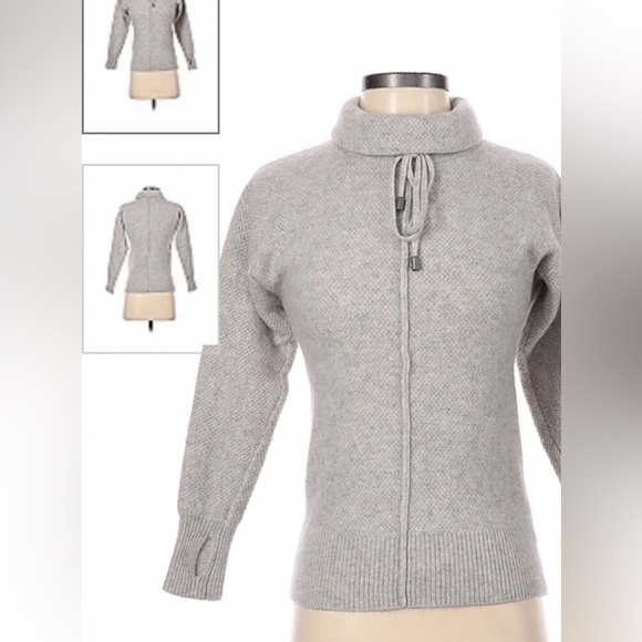 Max Studio Cowlneck 100% 2-Ply Cashmere Sweater - Picture 4 of 5